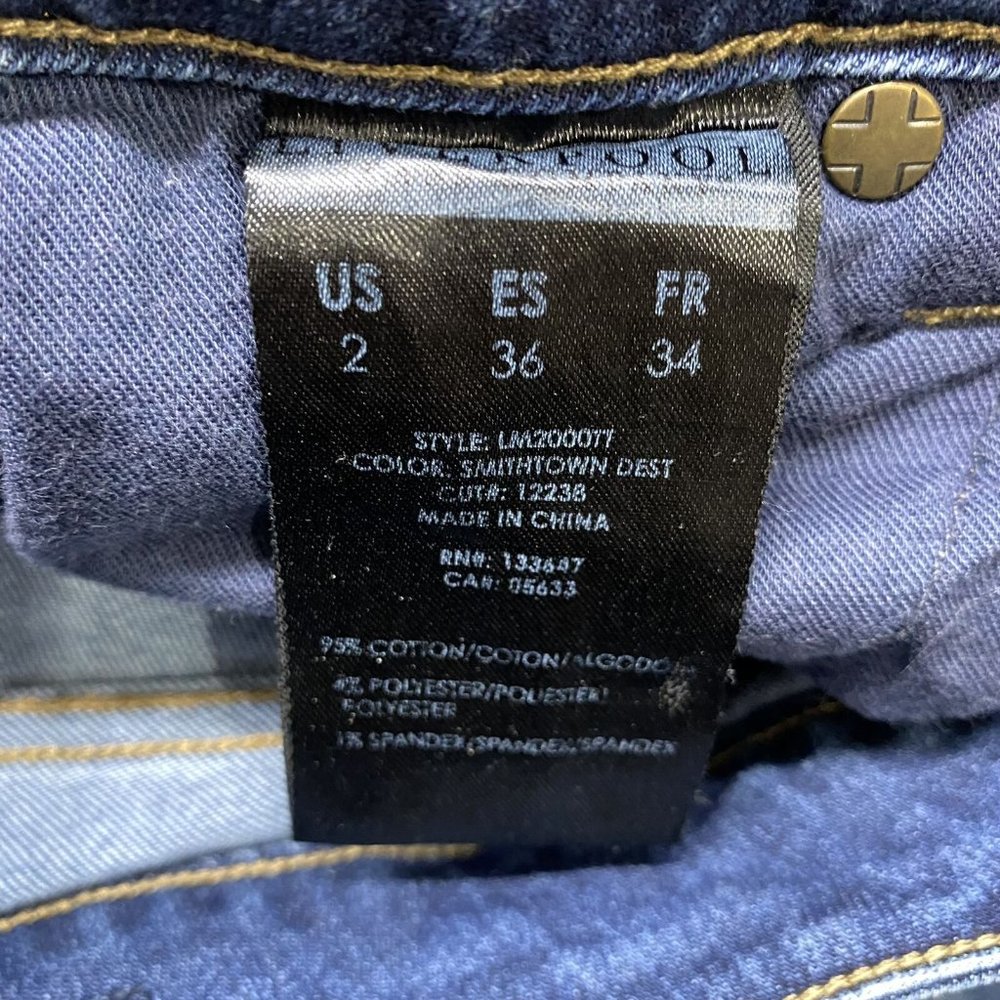 LIVERPOOL Skinny Light Wash Mid Rise Blue Denim Jeans Women's Size 2 - Picture 7 of 14